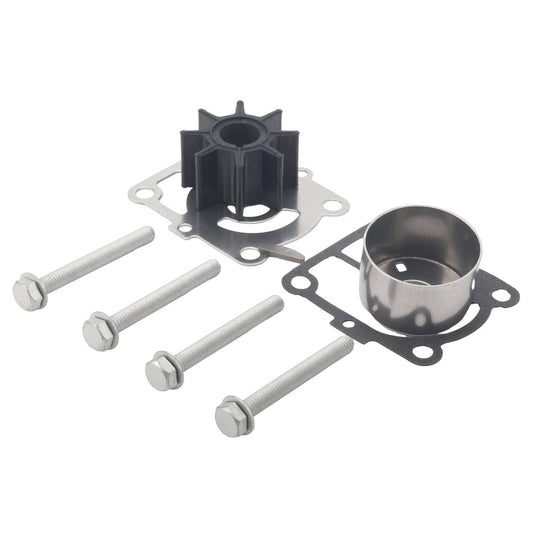 Solid Spare Water Pump Impeller Kit for Mercury Outboard 9.9 10 15 20 HP 4 Str 98-8M0135821