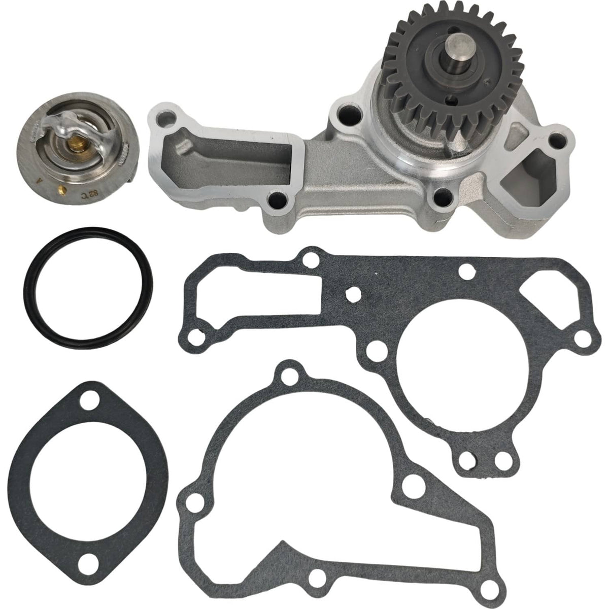 Solid Spare Water Pump 49044-2066 with Gasket Thermostat Fit Kawasaki Mule 4000 2009-2012