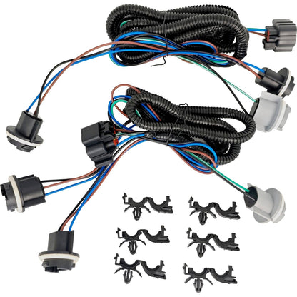 Solid Spare 15824515 2X Tail Lamp Wiring Harness 15824514 Fit for Chevrolet Silverado 2500HD