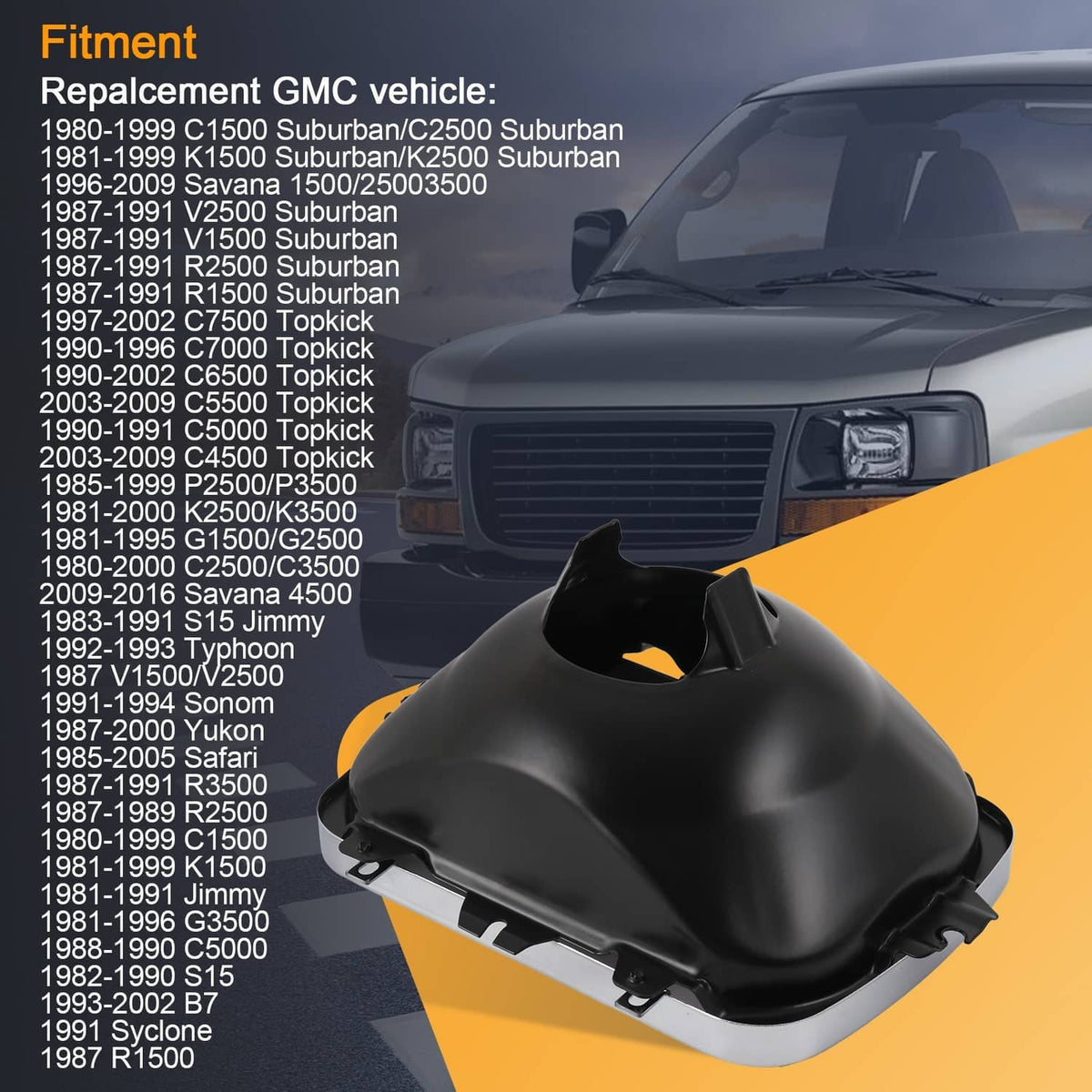 Solidspare 42437 Headlight Support Bracket Mounting Kit Left or Right for Chevy GMC