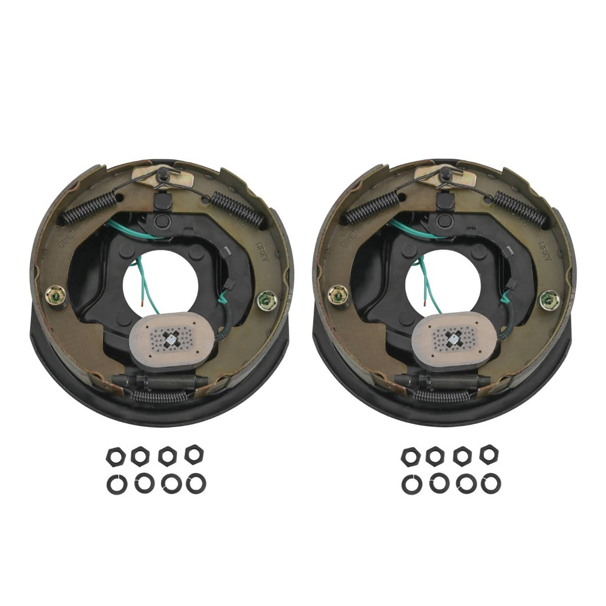 Solidspare 5 on 4.5 Trailer Hub Drum with Electric brakes 10"X2-1/4" Kits For 3500 lbs axle