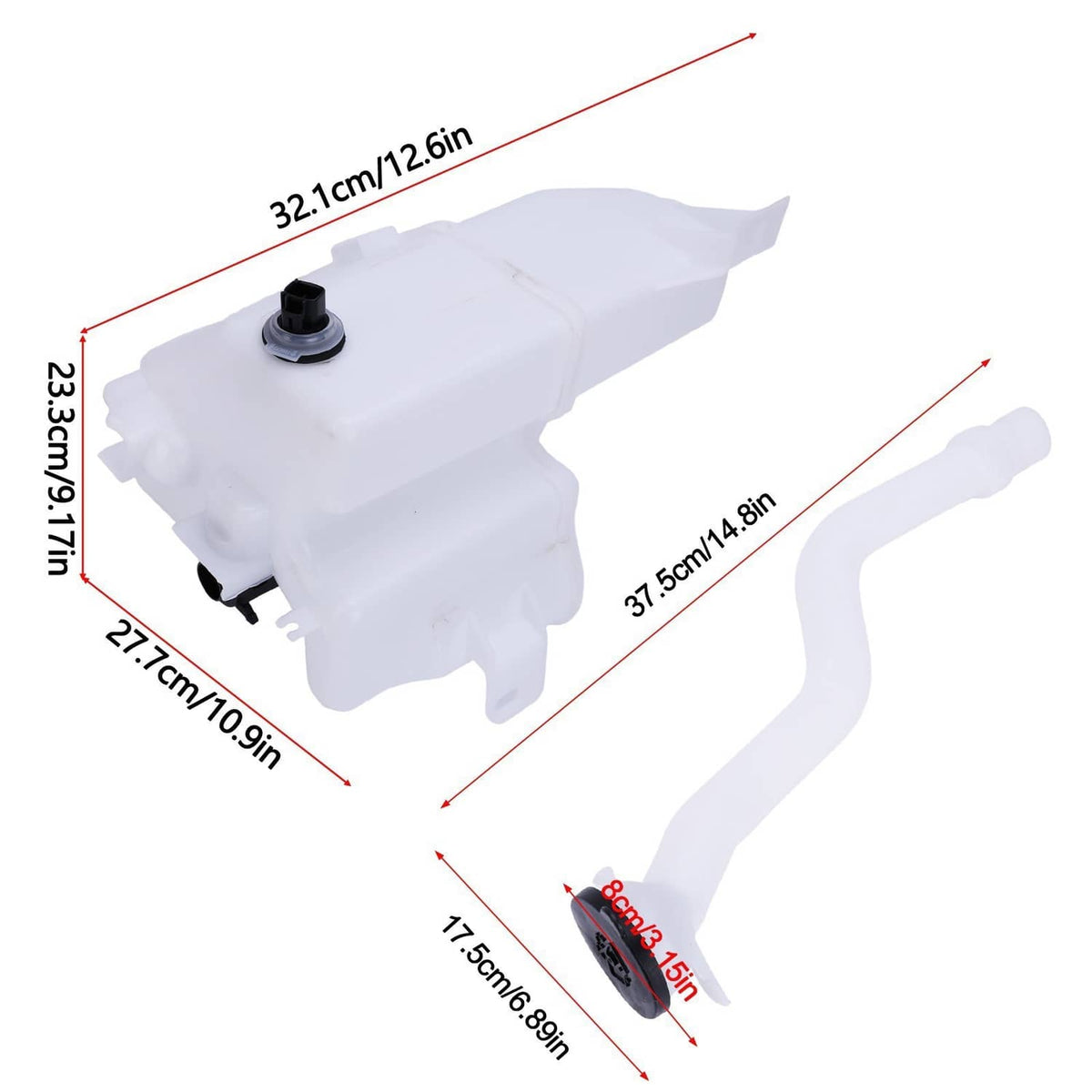 Solidspare Washer Reservoir Windshield Expansion Tank For Toyota RAV4 2019-2022 85315-42460