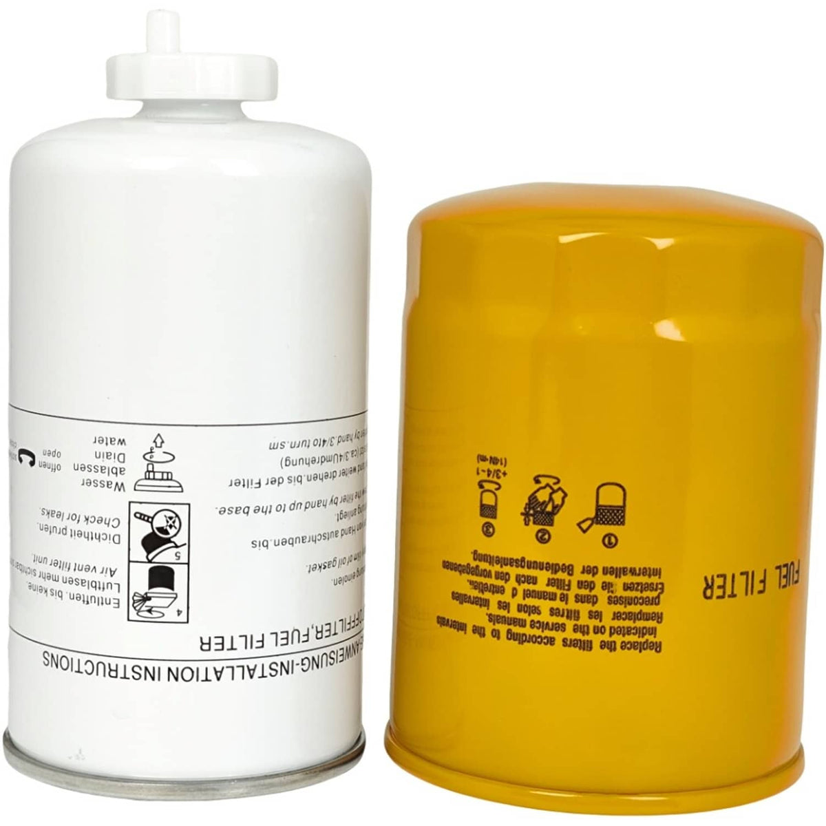 Solid Spare Fuel Filter Kit 1J430-43060 HH1J0-43170 HH1J0-43172 Fit for Kubota Tier 4 Engine