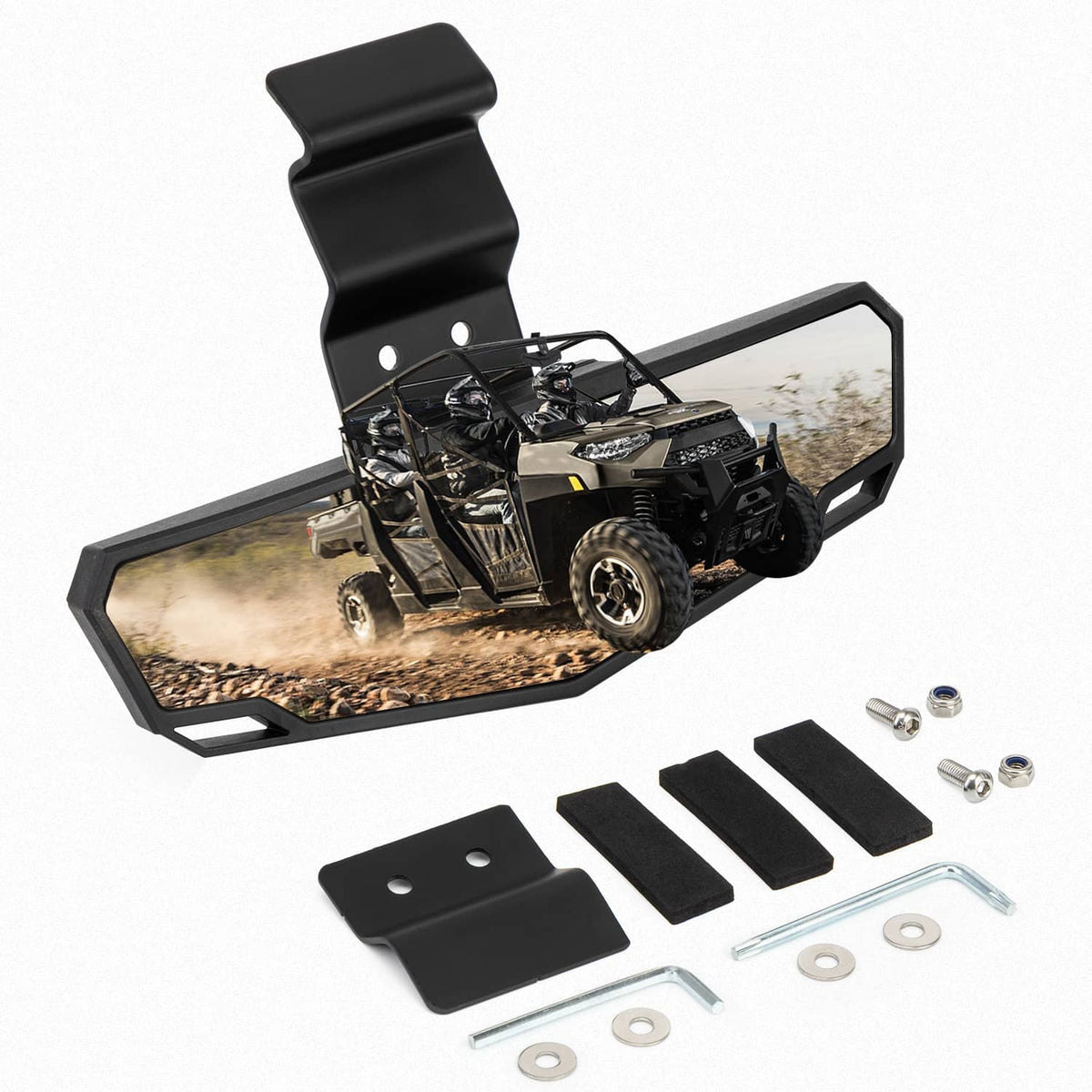 Solidspare UTV Rear View Center Mirror For Ranger XP 1000 /Crew 1000 Diesel /Crew XP 900