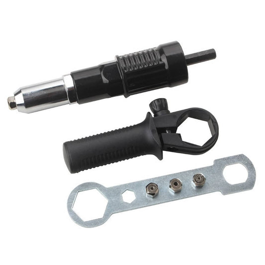 Solid Spare Professional Electric Rivet Nut Gun Adaptor Insert Cordless Power Drill Tool US