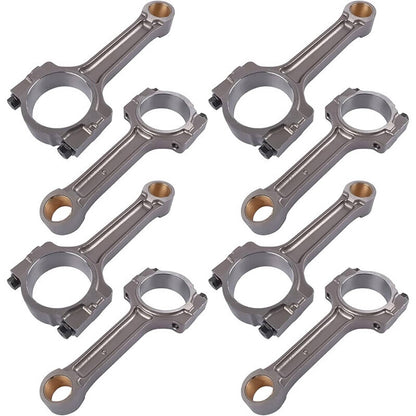 Solidspare 8Pcs Floating Pin Connecting Rod 12577583 For GM 5.3L 6.0L 6.2L LS2 LS3 Gen IV