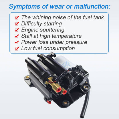 Solidspare Electric Fuel Pump Assembly 21608511 21545138 For Volvo Penta 4.3L 5.0L 5.7L GXI