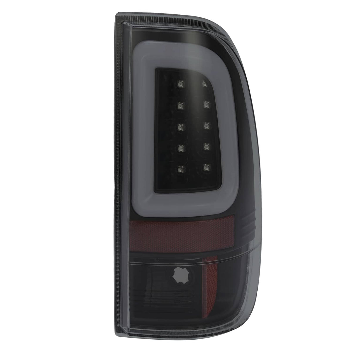 Solid Spare For Ford F250 F350 F450 2008-2016 SD SuperDuty LED Bar Tail Lights Black Smoke
