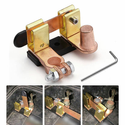 Solidspare Knife Blade Switch Battery Disconnect Top Post Heavy Duty Shut Off Car 12v/24v