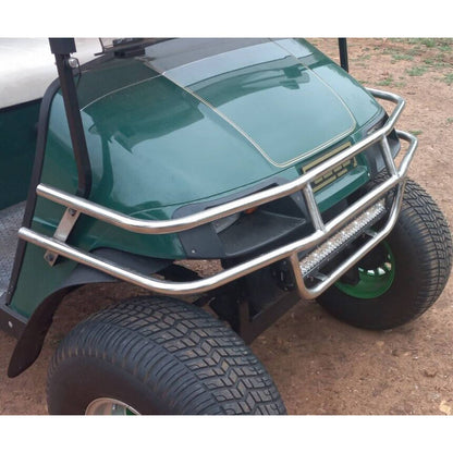 Solidspare For EZGO TXT/Medalist Golf Cart 1996-2013 Stainless Front Bumper Brush Guard