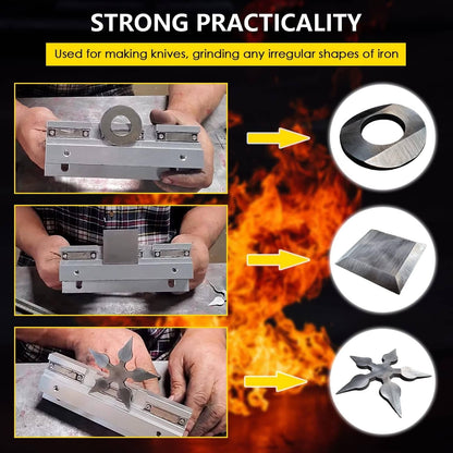 Solidspare Magnetic Bevel Jig for Grinding & Sharpening Metal Knife Making Welders