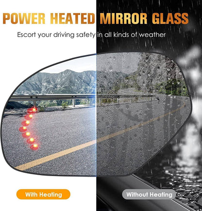 Solidspare Mirror Glass Heated Signal Driver For Cadillac Chevrolet Tahoe GMC 2007-2013