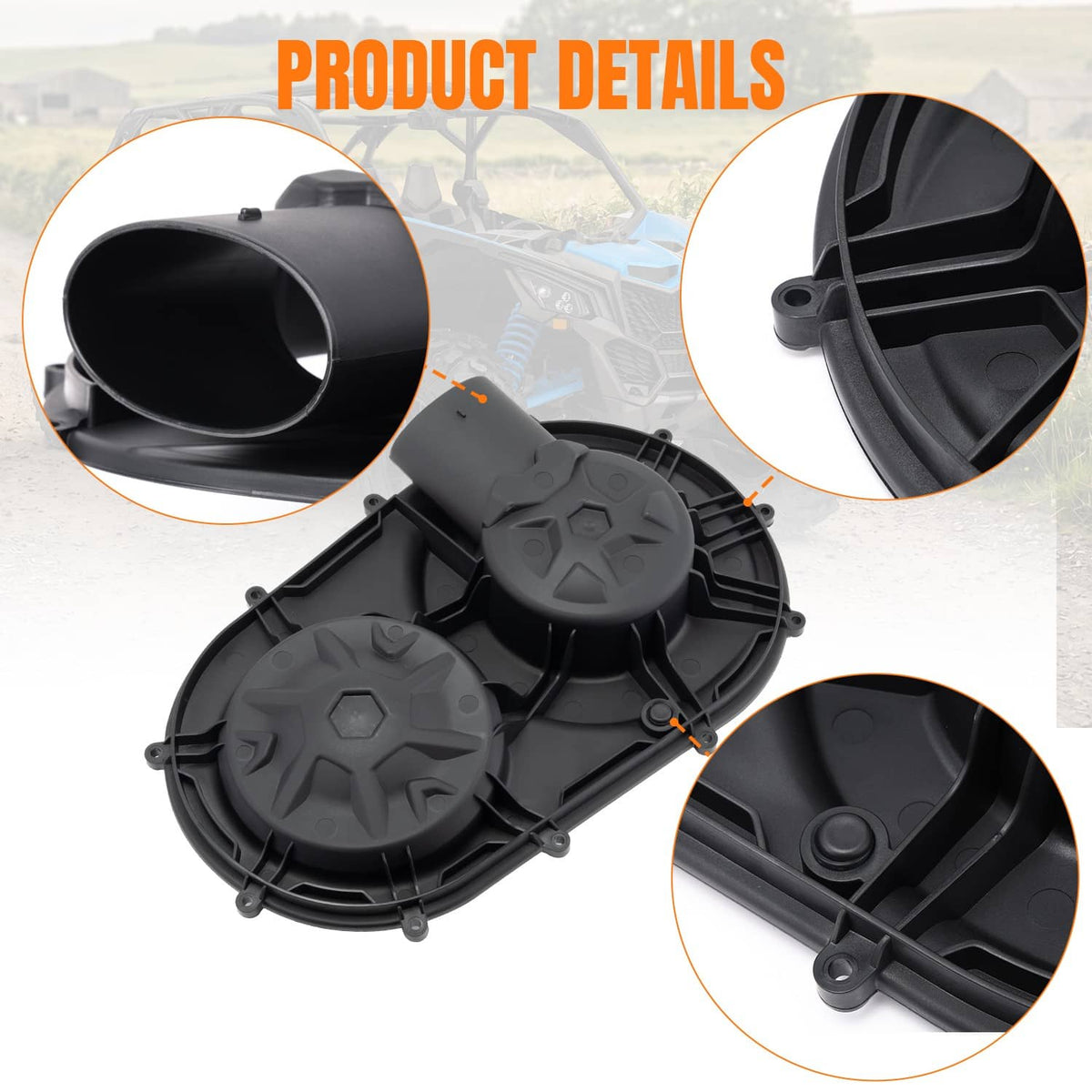 Solidspare Clutch Cover Clutch Housing Outer Side for Can-Am Maverick X3 Max 2018-2024 2025