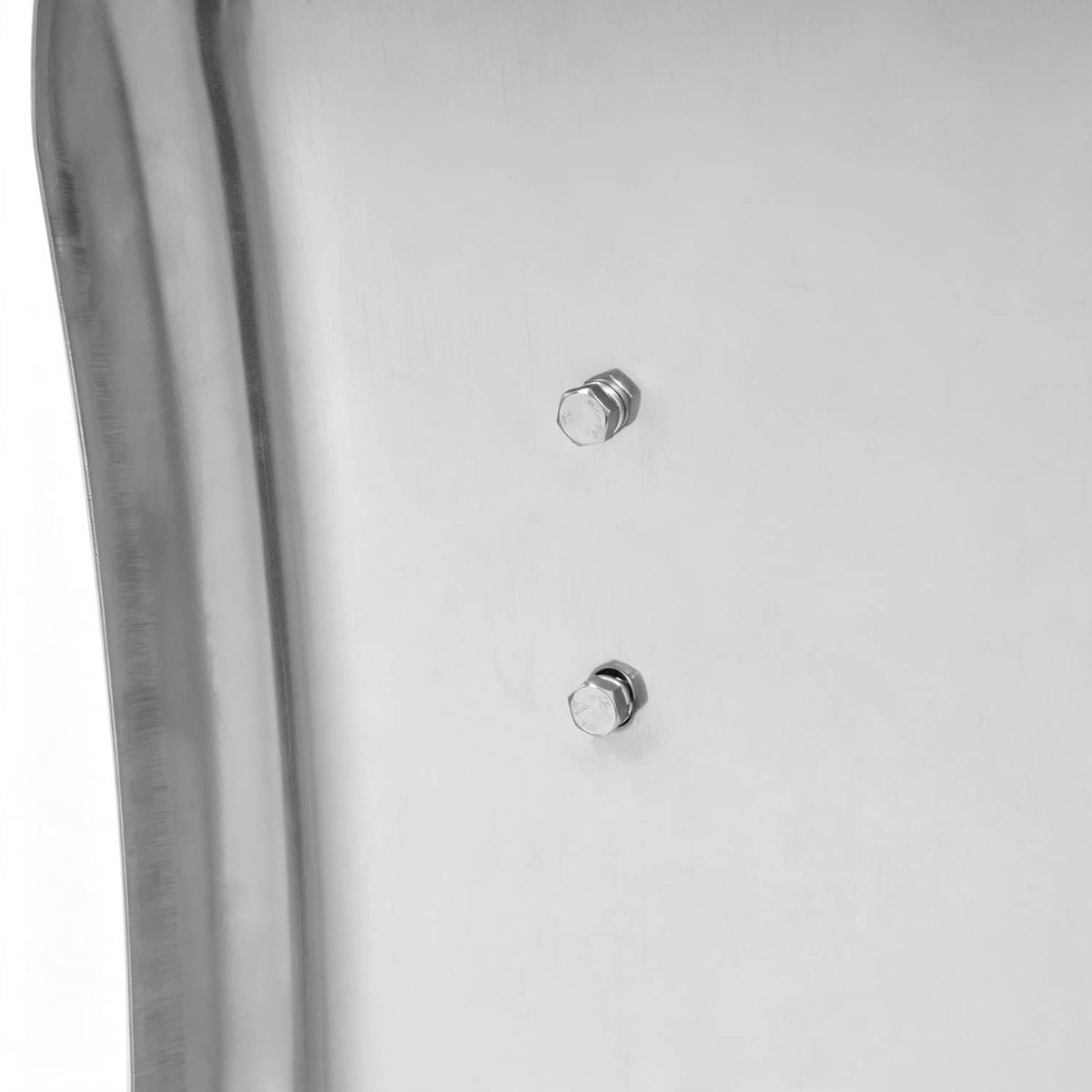 Solid Spare 34"x24" stainless steel quarter fender kit pair universal truck w/ Support Tube