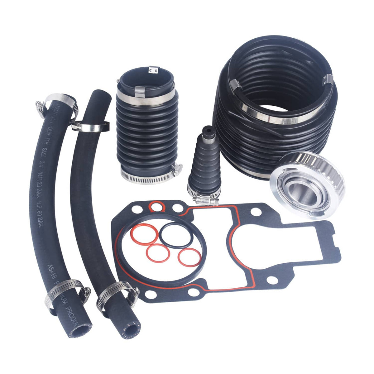 Solid Spare Alpha one Gen 1 Transom Seal Bearing Bellows Kit Fit For Mercruiser 30-803097T1