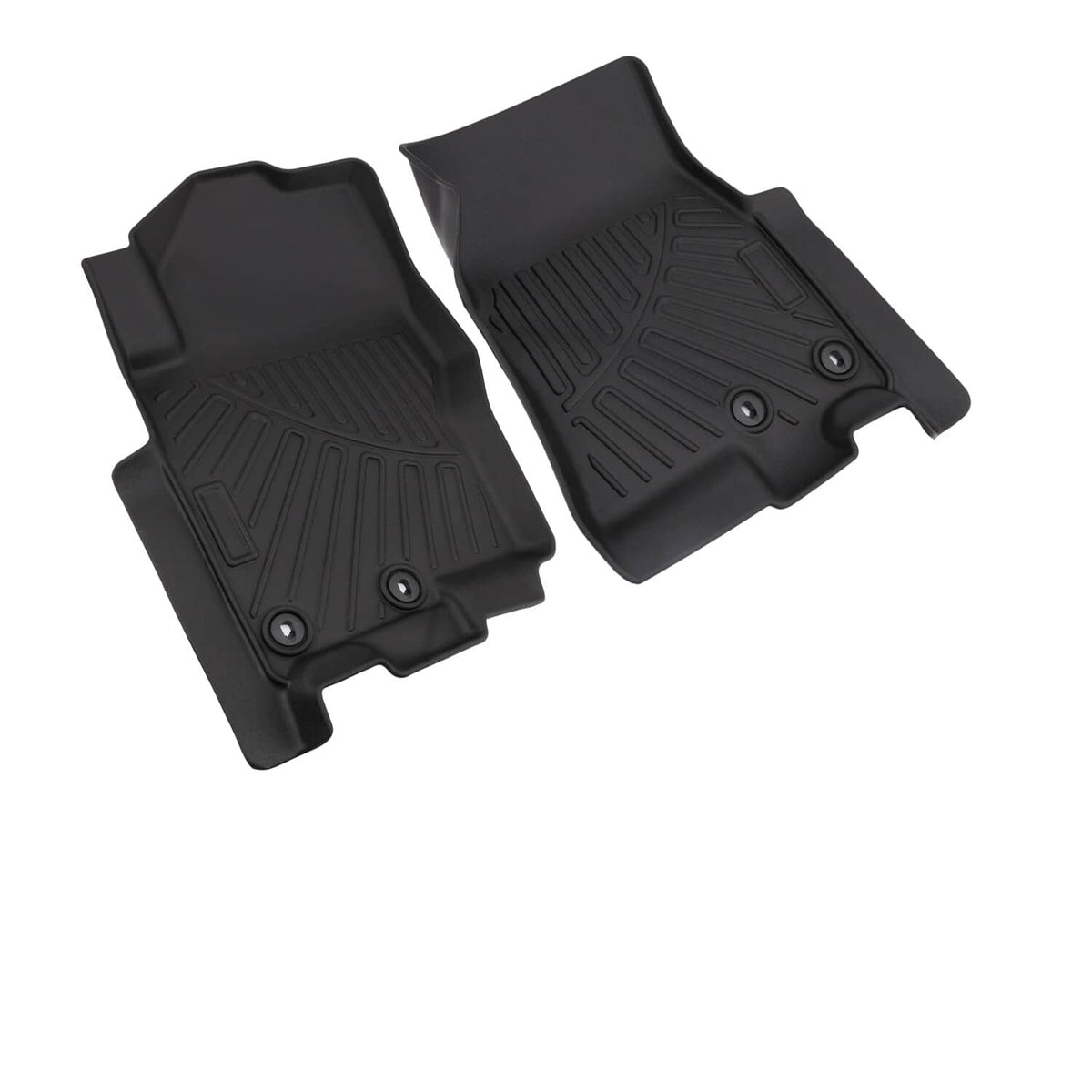 Solidspare Fit For 2022-2024 Nissan Frontier Crew Cab All Weather 3D TPE Floor Mats Liners