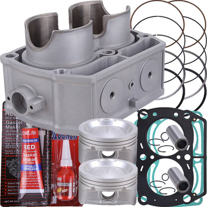 Solidspare 2008-2014 Cylinder Piston Gasket Top End Kit for Polaris Ranger 800 RZR 800 ATV