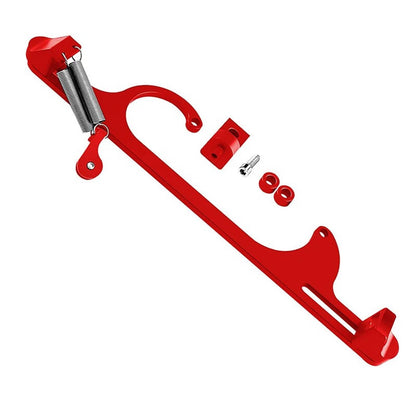Solidspare RED Aluminum Throttle Cable Carburetor Bracket For 4150 4160 Carb 307 350 SBC