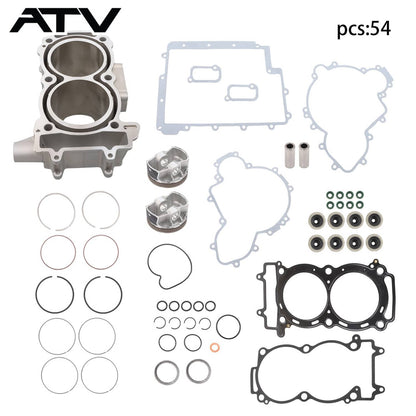 Solidspare 3022278 Cylinder Piston Gasket For Polaris RZR XP 900 93mm Engine Overhaul 13-14