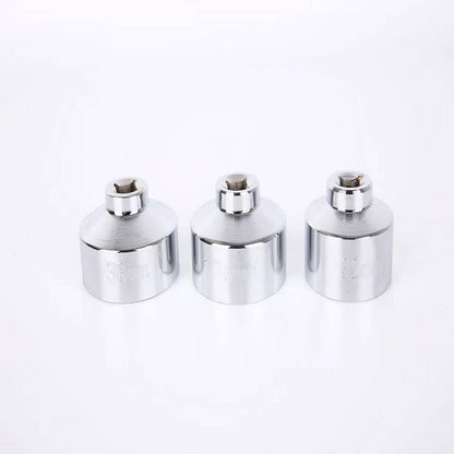 Solid Spare 7PCS Oil Filter Socket Set Cup Socket Tool Set Cap Wrench 24 27 29 30 32 36 38mm