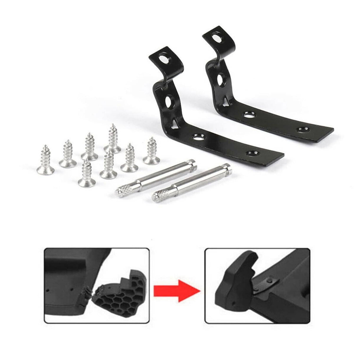 Solidspare Glove Box Lid Hinge Snapped Repair Fix Brackets Kit For Audi A4 S4 RS4 B6 B7 8E