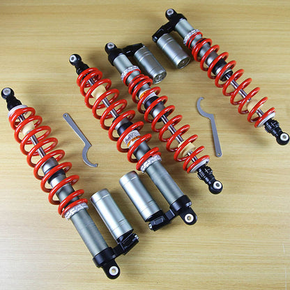 Solidspare 4X Front + Rear Air Shocks Absorbers Set For 2009-2014 Polaris RZR 800 S UTV