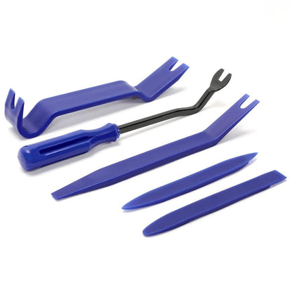 Solidspare For Car Radio Panel Door Dash Clip Fasteners 5PCS Trim Removal Pry Tool Set