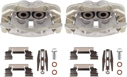 Solidspare Rear Brake Caliper Set 2 Piston For 00-07 Chevy GMC Cadillac Truck Full Size SUV