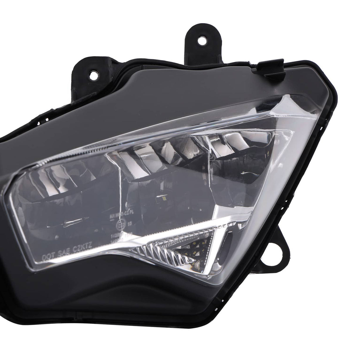 Solidspare Front Headlight & Upper Stay Fairing Bracket For Kawasaki Ninja 400 2018-2024