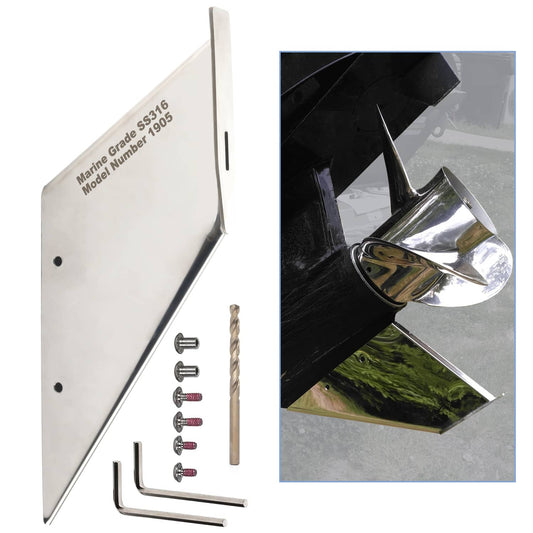 Solid Spare Skeg Guard Protector Replacement MERCURY 90-115 Pro XS & Command Thrust 2014- up