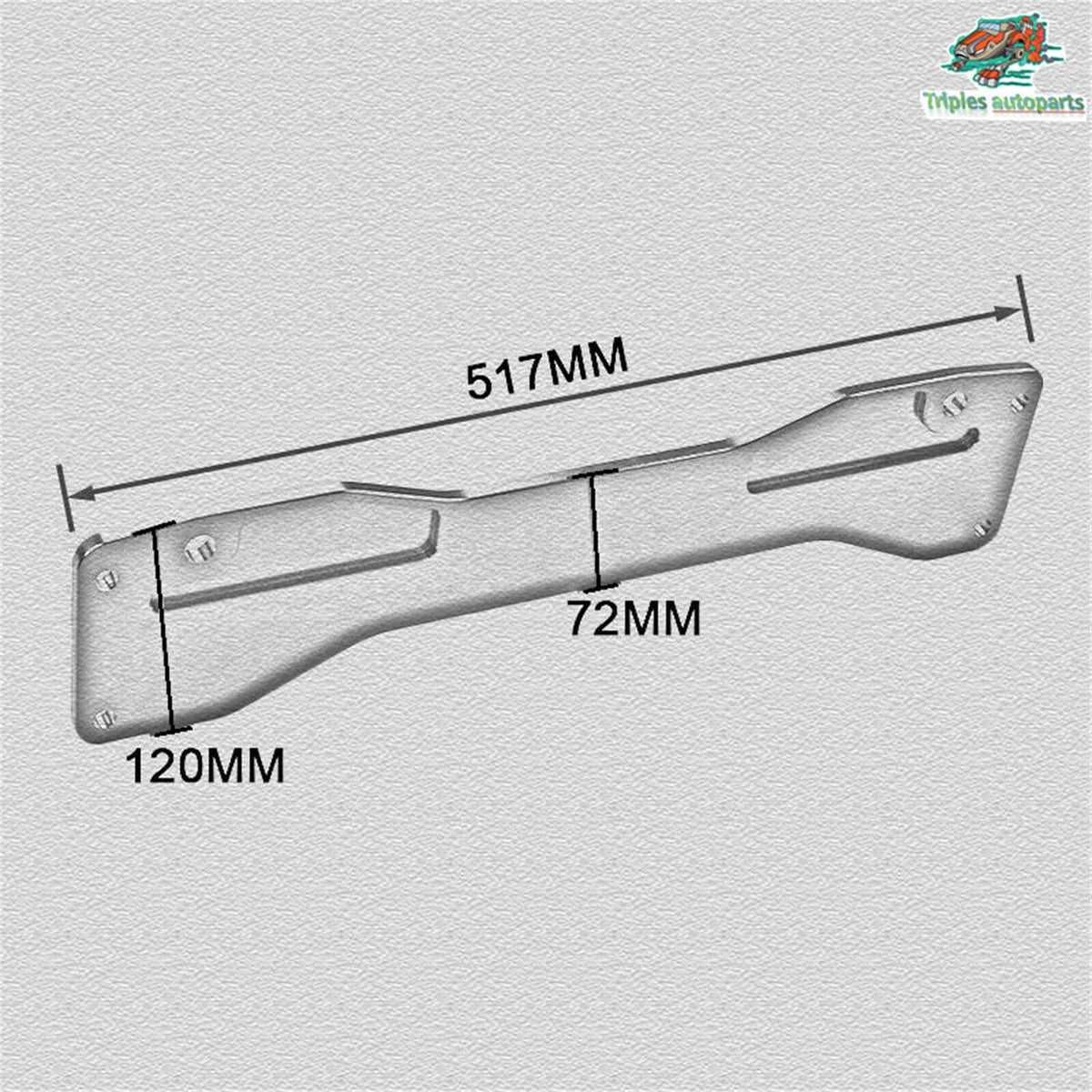 Solidspare For 2001-2005 Honda Civic Dx Es Lx Ex Si Em Ep3 G Control Arm Subframe Brace