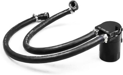 Solidspare Black Oil Catch Can Oil Separator for Ford F150 2.7L 5.0L Raptor 3.5L Ecoboost