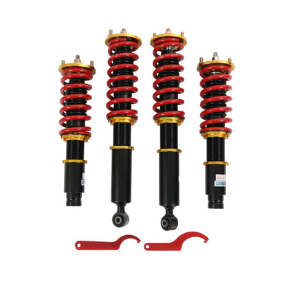 Solidspare 4PCS Coilovers Shocks Spring Kit For Honda 1996-2001 CR-V CRV Adjustable Height