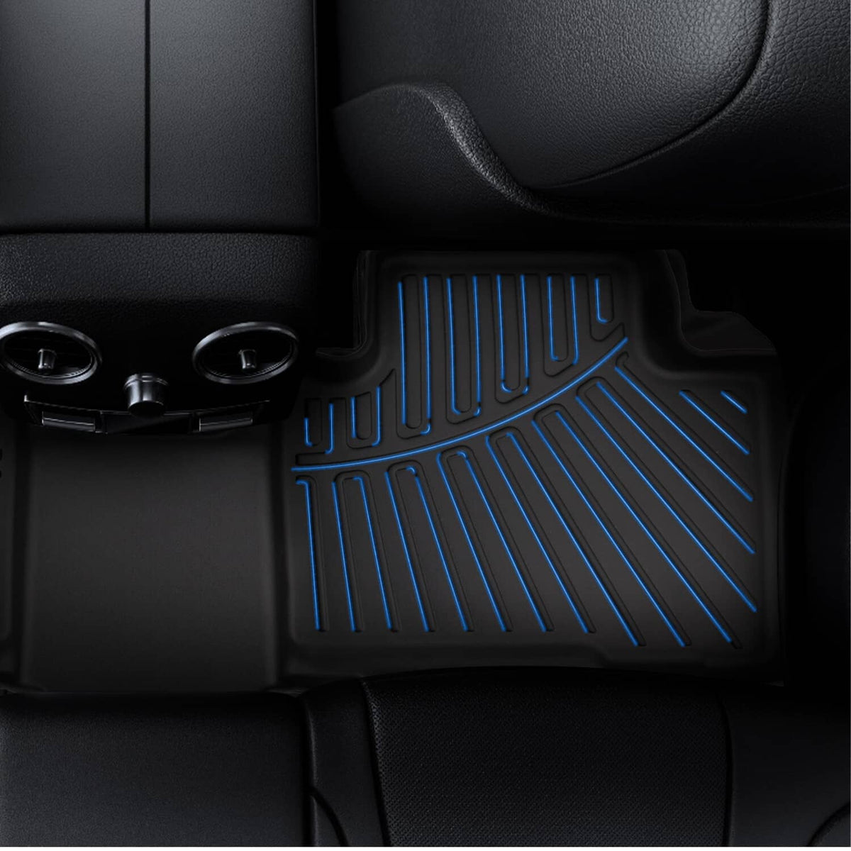Solidspare For Toyota Highlander 2020-2025 Cargo Mats Floor Mats Backrest Mat Trunk Liners