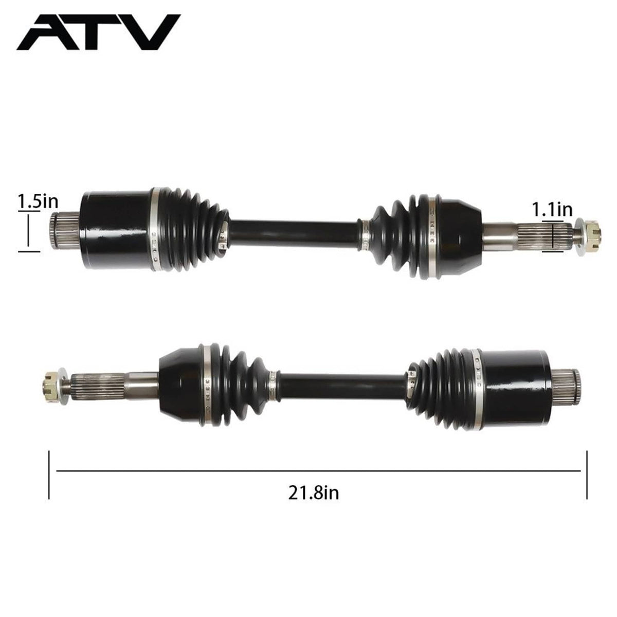 Solidspare 2 Rear Drive Shaft CV Axle for 2003-2006 Polaris Sportsman 700 Twin 400 450 800