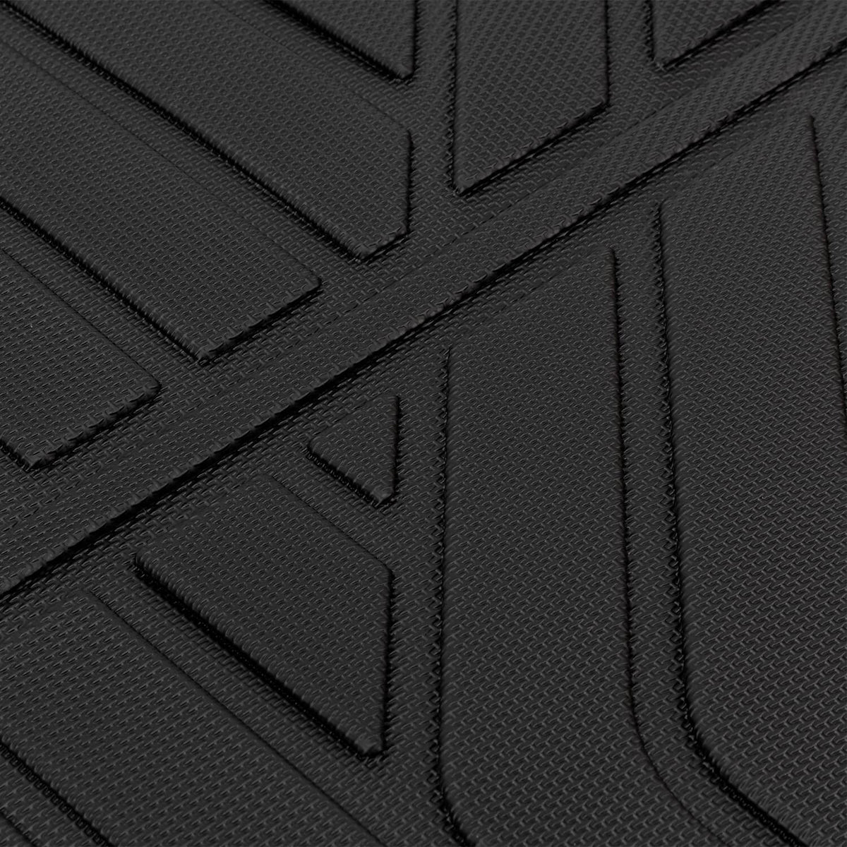 Solidspare 4Pcs/set Floor Mats Liners Black TPE fit for 2015-2024 Ford Edge All-Weather