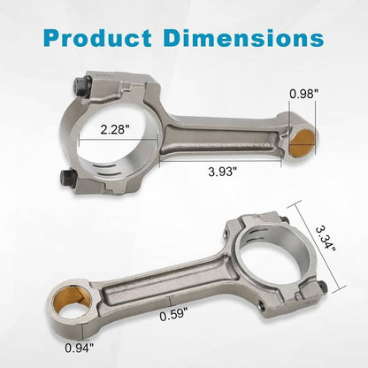 Solidspare Set of 8 Floating Pin Connecting Rod For GM 5.3L 6.0L 6.2L LS2 LS3 Gen IV 125775