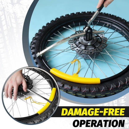 Solidspare Dirt Bike Tire Changing Tool Kit Fit for Motocross and Enduro 16" to 21" 15-25mm