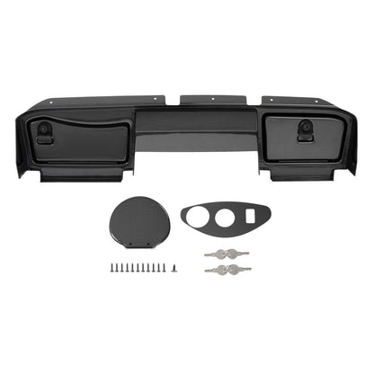 Solidspare New For EZGO RXV 08-14 Golf Cart Carbon Fiber Style Dash Board Cover