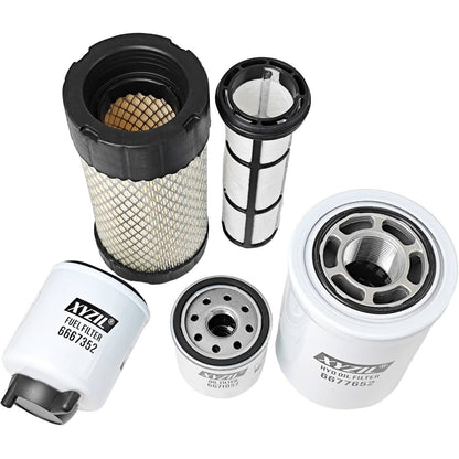 Solid Spare Filter Kit Fit Bobcat Mini Track Loader 6687262 6687263 6667352 6677652 6671057