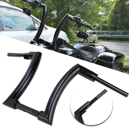 Solidspare Motorcycle Handlebar 14inch Rise 2" Ape Hanger Handle For Harley Dyna Street