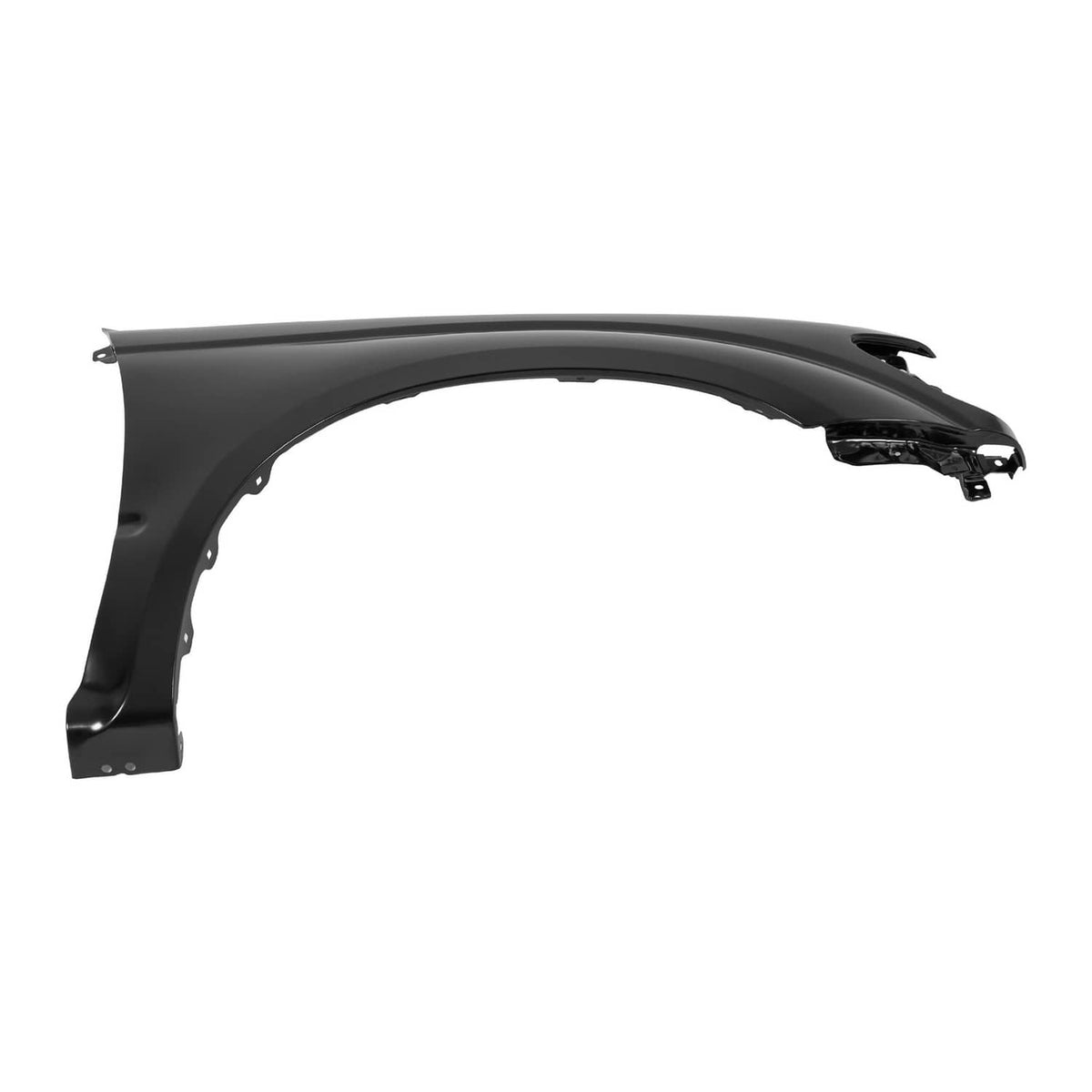 Solid Spare Front Fender For 2001-2004 Toyota Tacoma Passenger Side Black Steel TO1241180