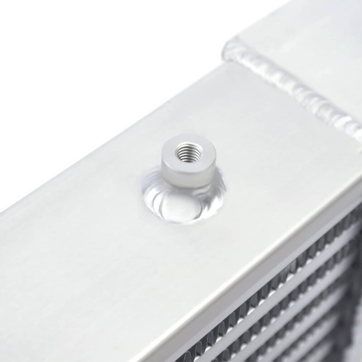 Solidspare 2.5" Aluminum Intercooler Front Mount Inlet & Outlet Same One Side Universal