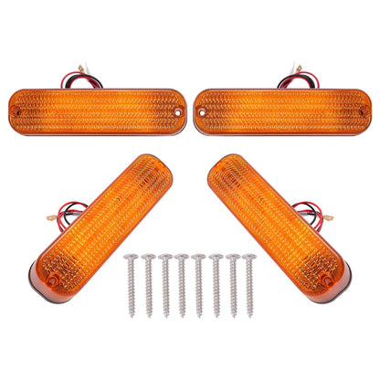 Solidspare 4 LED Amber Flashing Cab Lights For John Deere 30 Series 4030 4230 8450 #AR60250