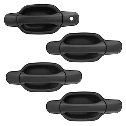 Solid Spare For Chevrolet Colorado/GMC Canyon 2004-2012 Outer Door Handle Replacement 4Pcs