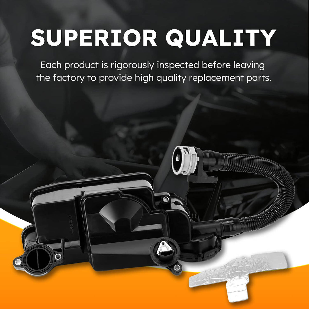 Solidspare Oil Separator Assembly for 11-16 Ford F250 F350 Super Duty 6.7L DC3Z-6A785-C