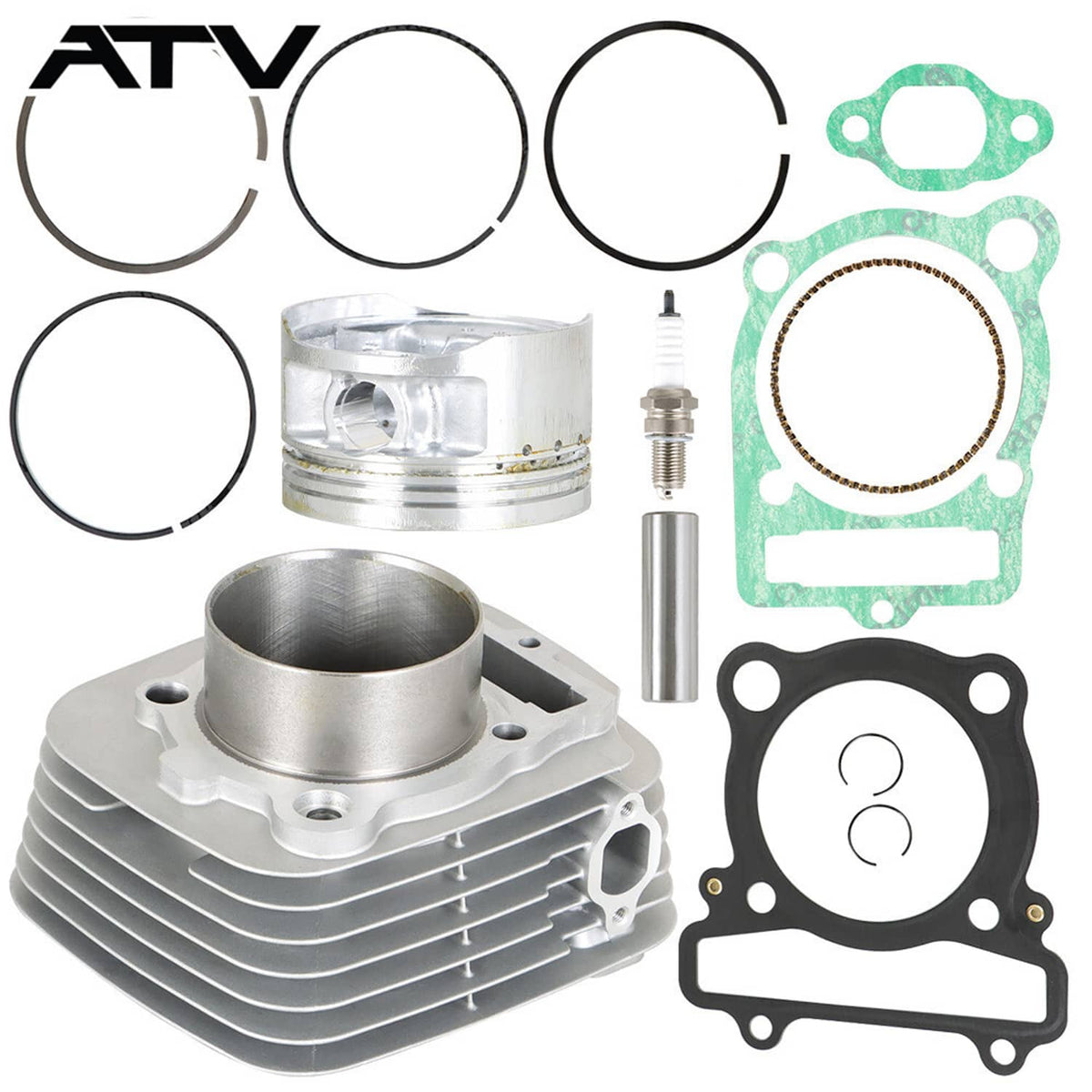 Solidspare For 1987-2004 Yamaha Warrior 350 Cylinder Piston Gasket Top End Kit