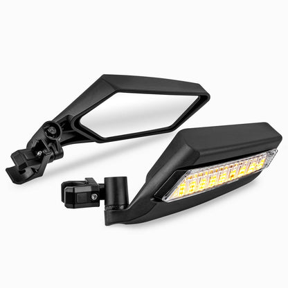 Solidspare For Can Am Maverick X3 / X3 Max DS RS RR Turbo 2017-2024 UTV LED Side Mirrors