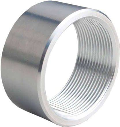 Solidspare New 2 Inch NPT Female Thread Aluminum Weld On Pipe Fitting Bung for Most Fluids