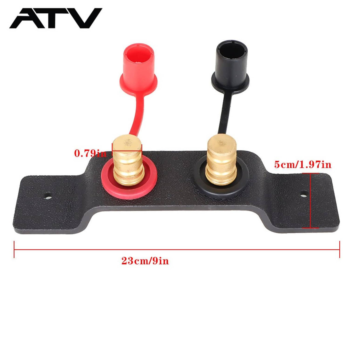 Solidspare UTV ATV Battery Jump Post Kit Remote Battery Terminal Relocation for Can-Am X3